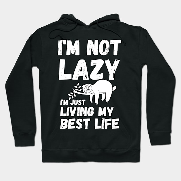 energy saving mode - I'm not lazy - sarcastic saying Hoodie by mo_allashram